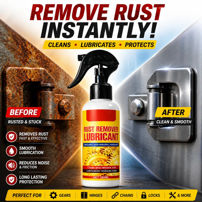 Rust Remover Spray for Car & Bike (Pack of 2)| Multi-Purpose Rust Cleaner Spray for Metal Surfaces | Instant Rust-Off & Protect Formula